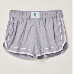 Free People Varsity Blues shorts - xs - color:grey with pink logo